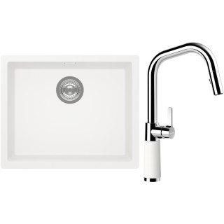 Set Schock S14-9 (dřez Kaia N-100L Polaris + baterie SC-530.120 Polaris)