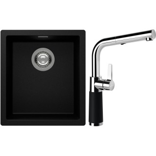 Set Schock S12-11 (dřez Kaia N-100S Puro + baterie SC-540.120 Puro)