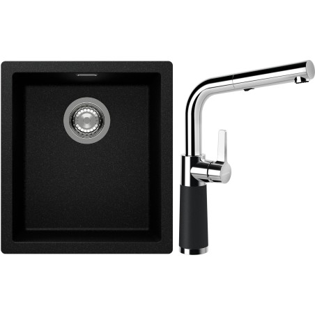 Set Schock S12-11 (dřez Kaia N-100S Magma + baterie SC-540.120 Magma)