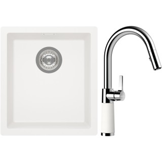 Set Schock S12-7 (dřez Kaia N-100S Polaris + baterie SC-520.120 Polaris)