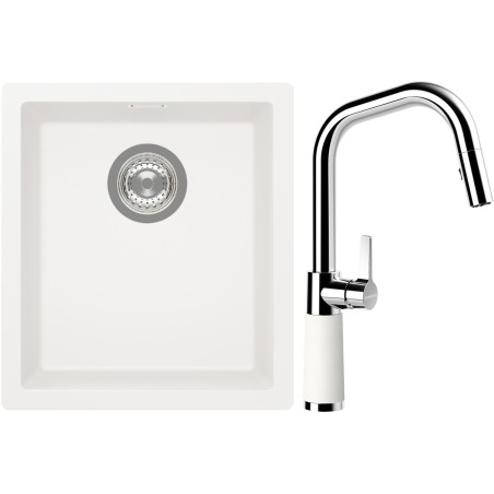 Set Schock S12-9 (dřez Kaia N-100S Polaris + baterie SC-530.120 Polaris)