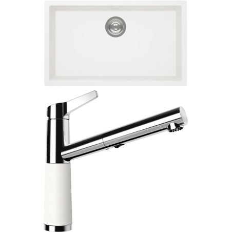 Set Schock S15-5 (dřez Kaia N-100XL Polaris + baterie SC-510.120 Polaris)