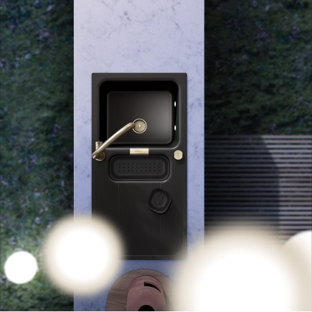 Části dřezu v provedení White Gold, Schock 400075WGO