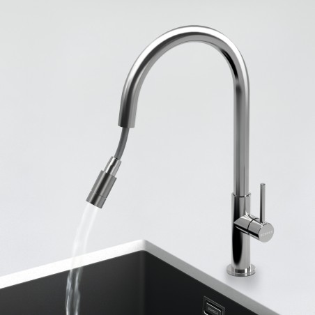 Kuchyňská baterie Schock Talia.120 Gunmetal brushed