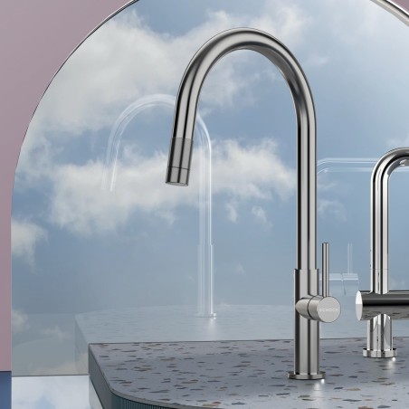 Kuchyňská baterie Schock Talia.120 Gunmetal brushed