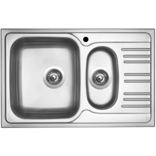Kuchyňský dřez Sinks Star 780.1 V 0,6 mm, matný - ZHOTOVENÝ OTVOR