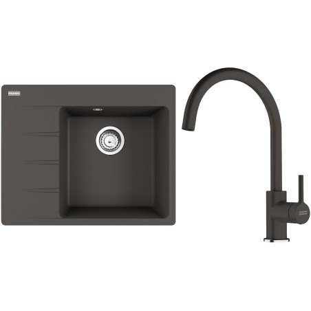 Set Franke G269ŠB (dřez CNG 611-62 TL/7 Šedá břidlice + baterie FC 6018.088 LINA Šedá břidlice)