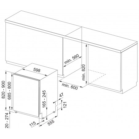 Myčka Franke FDW 614 D7P DOS D