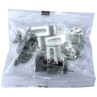 Sada úchytek ke dřezům pod desku Blanco 209556, pro montáž do kompaktních desek, 6 ks