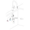 Kuchyňská baterie Franke FG 3660.031 MARIS CLEAR WATER Chrom