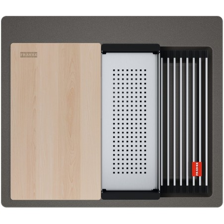 Kuchyňský dřez Franke Kubus 2 KNG PRO 610-53 Šedá břidlice