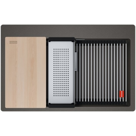 Kuchyňský dřez Franke Kubus 2 KNG PRO 610-73 Šedá břidlice