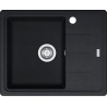 Kuchyňský dřez Franke Basis BFG 611-62 Onyx, s otvorem, levý