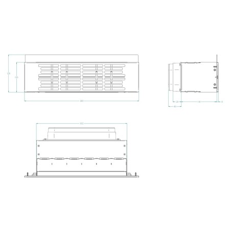 Soklová recirkulační sada Plus Airforce KRFH10 (sada)