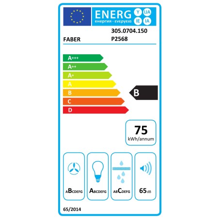Vestavná digestoř Faber IN-NOVA ZERO DRIP LITE BK A90 Černá/černé sklo
