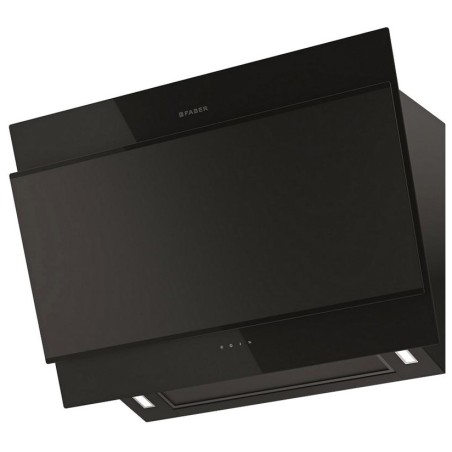 Komínová digestoř Faber TRUE DOUBLE BLACK F80 Černá/černé sklo