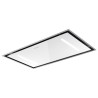 Stropní digestoř Faber HEAVEN DUAL LIGHT G/WH FLAT KL A90 Nerez/bílé sklo