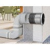 Faber 4043070 P-Turbo 150 X - venkovní mřížka bez zpětné klapky nerez