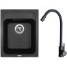 Set Sinks G29230 (dřez Classic 400 Granblack 30 + baterie Elasta Černá matná)