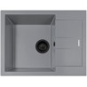 Kuchyňský dřez Sinks Amanda 650 NANO BL Nanogrey N4