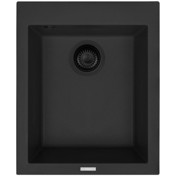 Kuchyňský dřez Sinks Cube 410 NANO BL Nanoblack N6