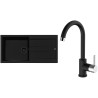Set Sinks G289N6 (dřez Amanda 990 NANO BL Nanoblack N6 + baterie Mix 35 Nanoblack N6)