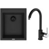Set Sinks G303N6 (dřez Cube 410 NANO BL Nanoblack N6 + baterie Mix 35 Nanoblack N6)