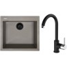 Set Sinks G313N3 (dřez Cube 560 NANO BL Nanotruffle N3 + baterie Mix 35 Nanoblack N6)