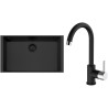 Set Sinks G317N6 (dřez Cube 690U NANO BL Nanoblack N6 + baterie Mix 35 Nanoblack N6)