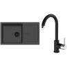 Set Sinks G325N6 (dřez Infinity 860 NANO BL Nanoblack N6 + baterie Mix 35 Nanoblack N6)