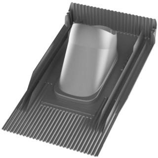 Střešní průchodka Faber 36011D pro taškovou krytinu, Antracit