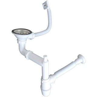 Úsporný sifon StrongSinks S3 482705, pro nerezové dřezy