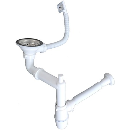 Úsporný sifon StrongSinks S3 482705, pro nerezové dřezy
