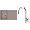 Set StrongSinks S3 (dřez Zala 860 Béžová + baterie Rhona Chrom)