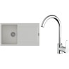 Set StrongSinks S3 (dřez Zala 860 Bílá + baterie Seina Chrom)