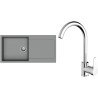 Set StrongSinks S3 (dřez Zala 1000 Šedá + baterie Seina Chrom)