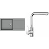 Set StrongSinks S3 (dřez Zala 1000 Šedá + baterie Stréva Chrom)