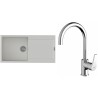 Set StrongSinks S3 (dřez Zala 1000 Bílá + baterie Rhona Chrom)