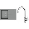 Set StrongSinks S3 (dřez Labe 780 Šedá + baterie Rhona Chrom)