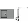 Set StrongSinks S3 (dřez Labe 780 Šedá + baterie Stréva Chrom)