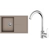Set StrongSinks S3 (dřez Labe 780 Béžová + baterie Seina Chrom)