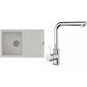 Set StrongSinks S3 (dřez Labe 780 Bílá + baterie Stréva Chrom)