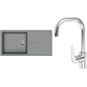 Set StrongSinks S3 (dřez Labe 1000 Šedá + baterie Garonne Chrom)