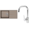 Set StrongSinks S3 (dřez Labe 1000 Béžová + baterie Garonne Chrom)