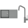 Set StrongSinks S3 (dřez Zala 1000 Šedá + baterie Arda Šedá)