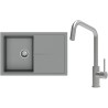 Set StrongSinks S3 (dřez Labe 780 Šedá + baterie Arda Nerez)