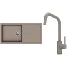 Set StrongSinks S3 (dřez Labe 1000 Béžová + baterie Arda Béžová)