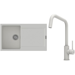 Set StrongSinks S3 (dřez Zala 860 Bílá + baterie Arda Bílá)
