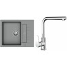 Set StrongSinks S3 (dřez Vardar 615 Šedá + baterie Stréva Chrom)