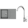 Set StrongSinks S3 (dřez Vardar 780 Šedá + baterie Seina Chrom)